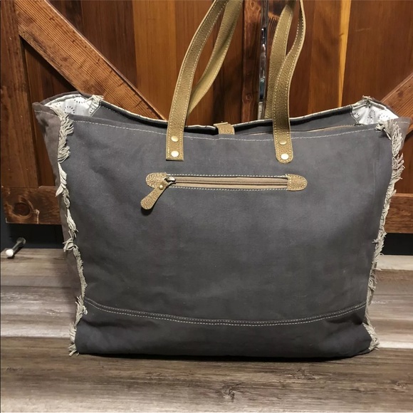 Myra Bag Floret Weekender Canvas up cycled NWT - Picture 3 of 6